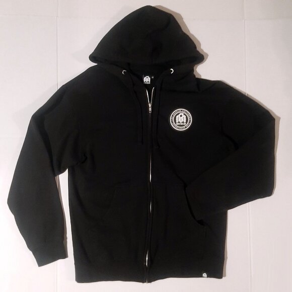 INTO THE AM Tree of Life Hoodie Black mens Medium zipup rave jacket + Galaxy msk - Picture 10 of 10